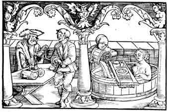 Der Bader und seine Kundschaft (Straburg 1529)