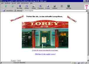 Interntseite Firma Lorey