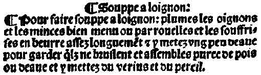 Viandier Lyon 1518