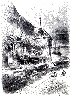 Der Goldene Anker um 1874