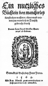 Weckers "Weinbuch" von 1569